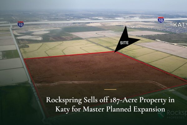 Rockspring Sells off 187-Acre Property in Katy for Master Planned Expansion
